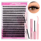 FADLASH DIY lash extension kit tray of individual lashes for natural day look