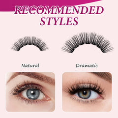 FADLASH Fluffy soft 3D clusters – soft, knot-free finish for natural looks.