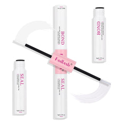 FADLASH lash bond with spiral brush for precise, even application and long-lasting hold.
