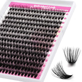 FADLASH Lash Clusters 240pcs in a compact tray for instant volume looks.