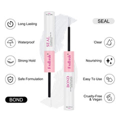 FADLASH lash seal forms a protective layer to boost adhesion and comfortable wear.