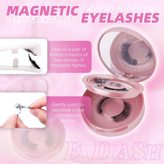 FADLASH two-pairs close-up showing wispy natural-looking lashes