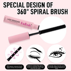 FADLASH mild formula bottle supports sensitive skin during lash removal.