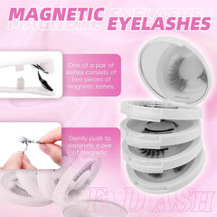 FADLASH reusable magnetic lashes, waterproof design for all-day wear.