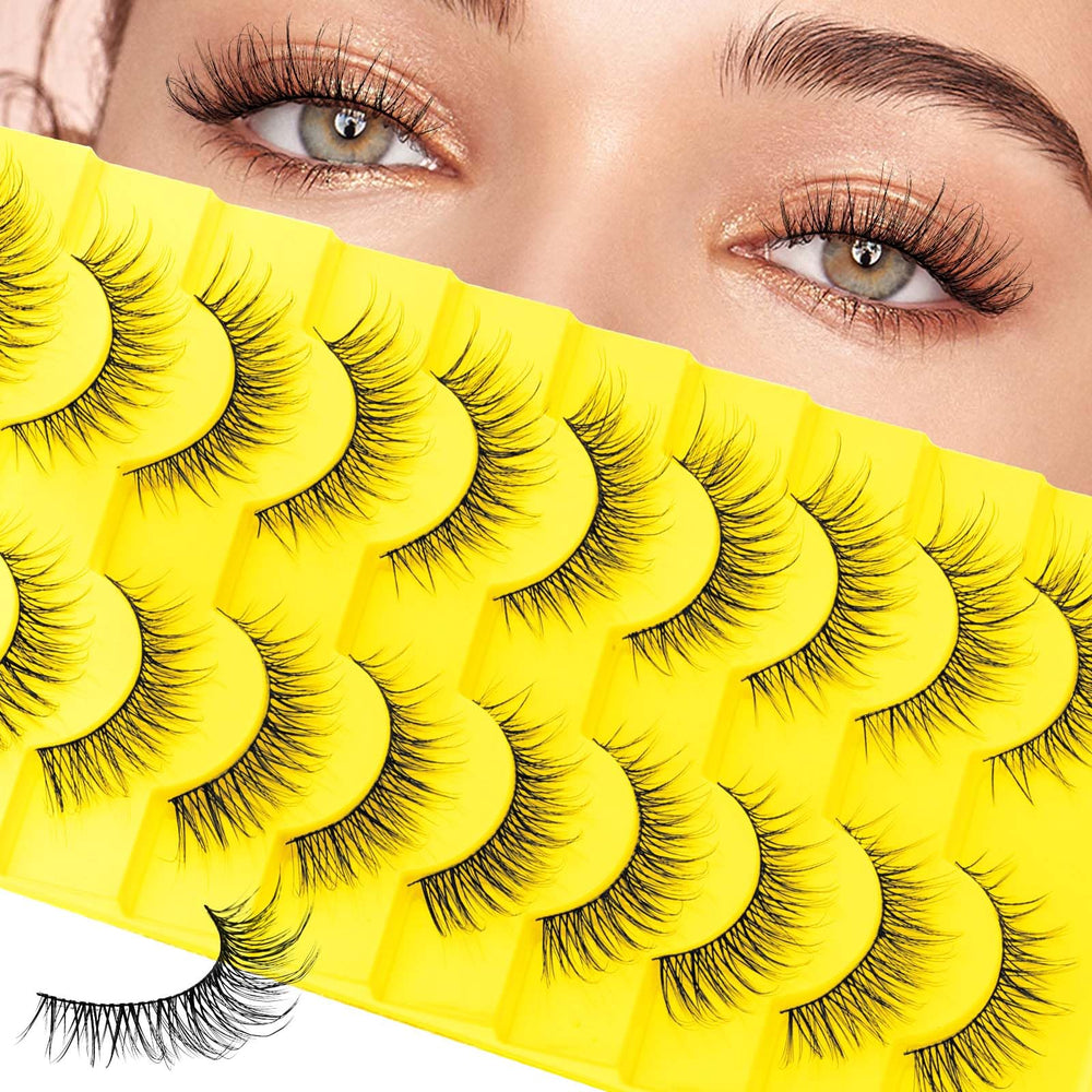 FADLASH Wispy Lashes natural look with feather-light detail for daily wear.