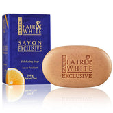 FAIR & WHITE Exclusive Exfoliating Soap front view for radiant skin prep