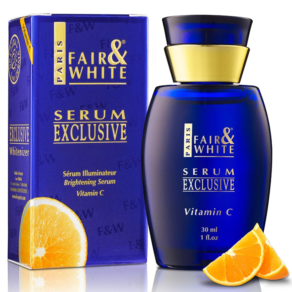 Fair & White Exclusive Vitamin C Serum bottle front view for radiant skincare