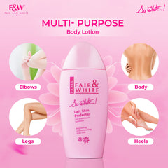 FAIR & WHITE So White packaging pink box highlighting brand identity.