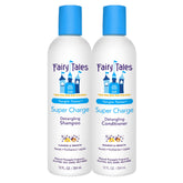 Fairy Tales Tangle Tamer bottle front shows detangling promise for kids