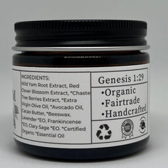 Packaging photo featuring Faith and Grace Organics branding for trust and quality.