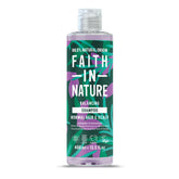 FAITH IN NATURE Natural Shampoo lavender-geranium bottle highlights gentle daily cleansing
