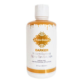 Fake Bake Darker spray tan bottle, professional packaging for salon use.