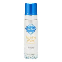 Fake Bake foam tanning water bottle for easy sunless glow.