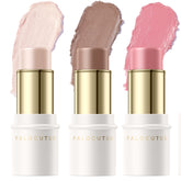 Falocutus contour stick set trio packaging highlights portable design for on-the-go makeup.