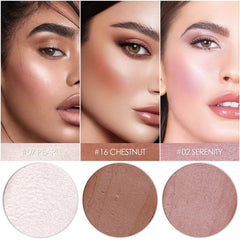 Falocutus highlighter stick highlighting nose and cheek for natural glow