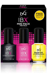 Famous Names IBX Mini Duo Pack product shot showing a professional nail care kit.
