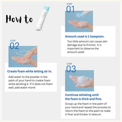 FANCL Facial Cleansing Powder gentle-foam-texture after lather feels soft and refreshing