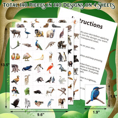 Fancy Land toucan tattoo close-up on safari sheet for tropical vibes.