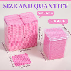 Fandamei refill pack of lint-free wipes for continuous manicures.