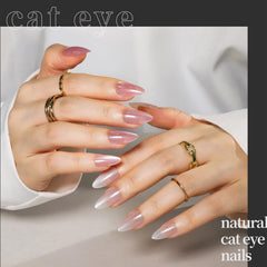FANDAMEI cat eye nails collection; light reflecting finish shifts with lighting