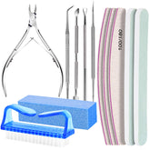 Fandamei manicure kit with 100/180 grit files for shaping and removal