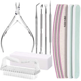 Fandamei manicure kit nail files 100/180 grit for precise shaping and prep.