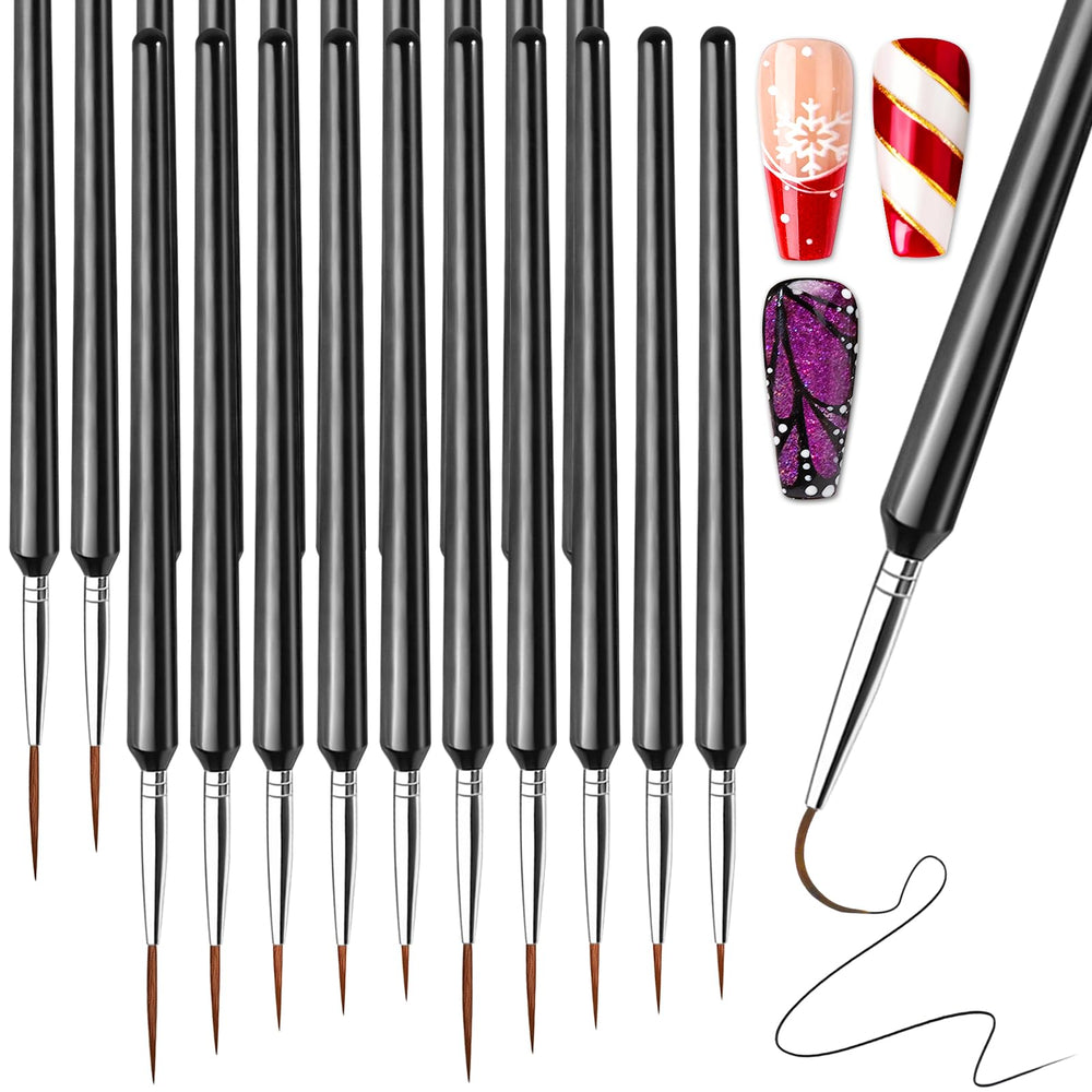 Fandamei 7mm liner brush for precise nail detailing and patterns