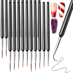 Fandamei 7mm liner brush for precise nail detailing and patterns