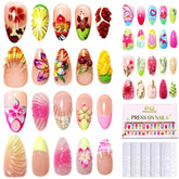 Fandamei press-on nails 4 styles collection for versatile daily looks