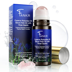 Fankr rose quartz roll-on for precise, cooling post-removal application