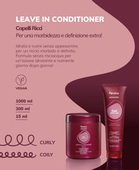 Fanola Wonder lightweight cream application showing easy curl styling