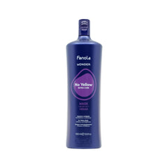 Fanola Wonder No Yellow purple hair mask jar front showing vibrant violet pigment for brassy tones.