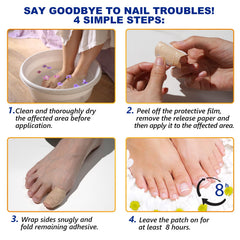 FANSHI hydrogel technology enables deep adhesion and renewal of nails.