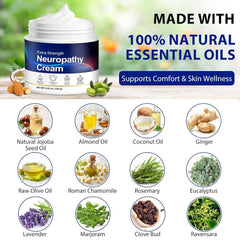 Fanshi nerve relief cream gel texture visualizes cooling, lightweight feel.