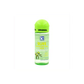 Fantasia Hair Polisher Olive Serum bottle demonstrates smooth, hydrated hair with a lightweight feel.