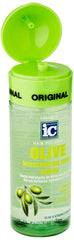 Fantasia Hair Polisher Olive Serum application on ends for detangling and frizz control.