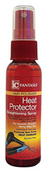 Fantasia IC Heat Protector Straightening Spray 2oz pack 3 bottle for heat styling protection.