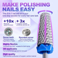 FANTEXY dustproof case keeps bits protected and portable for on-the-go nail work
