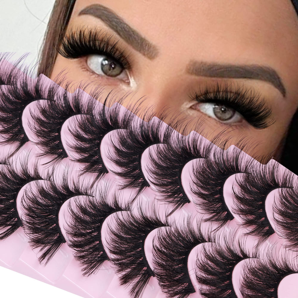 Fanxiton 20mm cat-eye lashes pack for glamorous evenings
