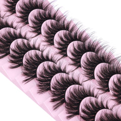 Fanxiton long dramatic lashes for a bold cat-eye look