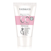 Farmasi CC Color Control Cream bottle close-up for natural finish.