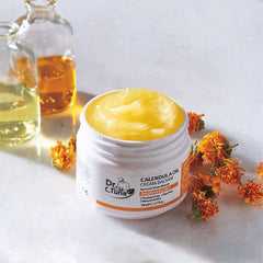 FARMASi Calendula Cream for face and body moisturizing as part of daily routine.