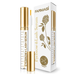 Flacon du sérum FARMASi pour sourcils et cils, potentiel renforcement et longueur.