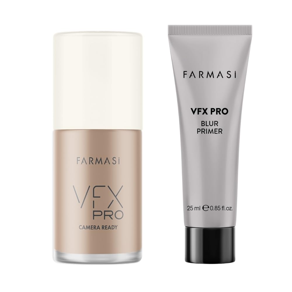 Farmasi VFX Pro natural beige foundation in a tube for easy daytime wear.