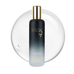 Farmstay bottle front showcases the Black Snail and Peptide 9 Toner for deep hydration.