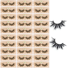 FARRED 3D A02 lashes in individual boxes for easy storage and quick selection.