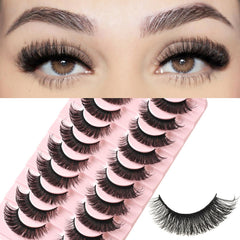 FARRED Cat Eye Lashes fox eye strip for a wispy, natural enhancement.