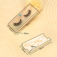 Farred durable lashes reusable up to 20 wears with care.