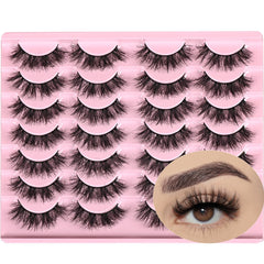 FARRED Fluffy Lashes with 8D volume for bold yet natural eyes.