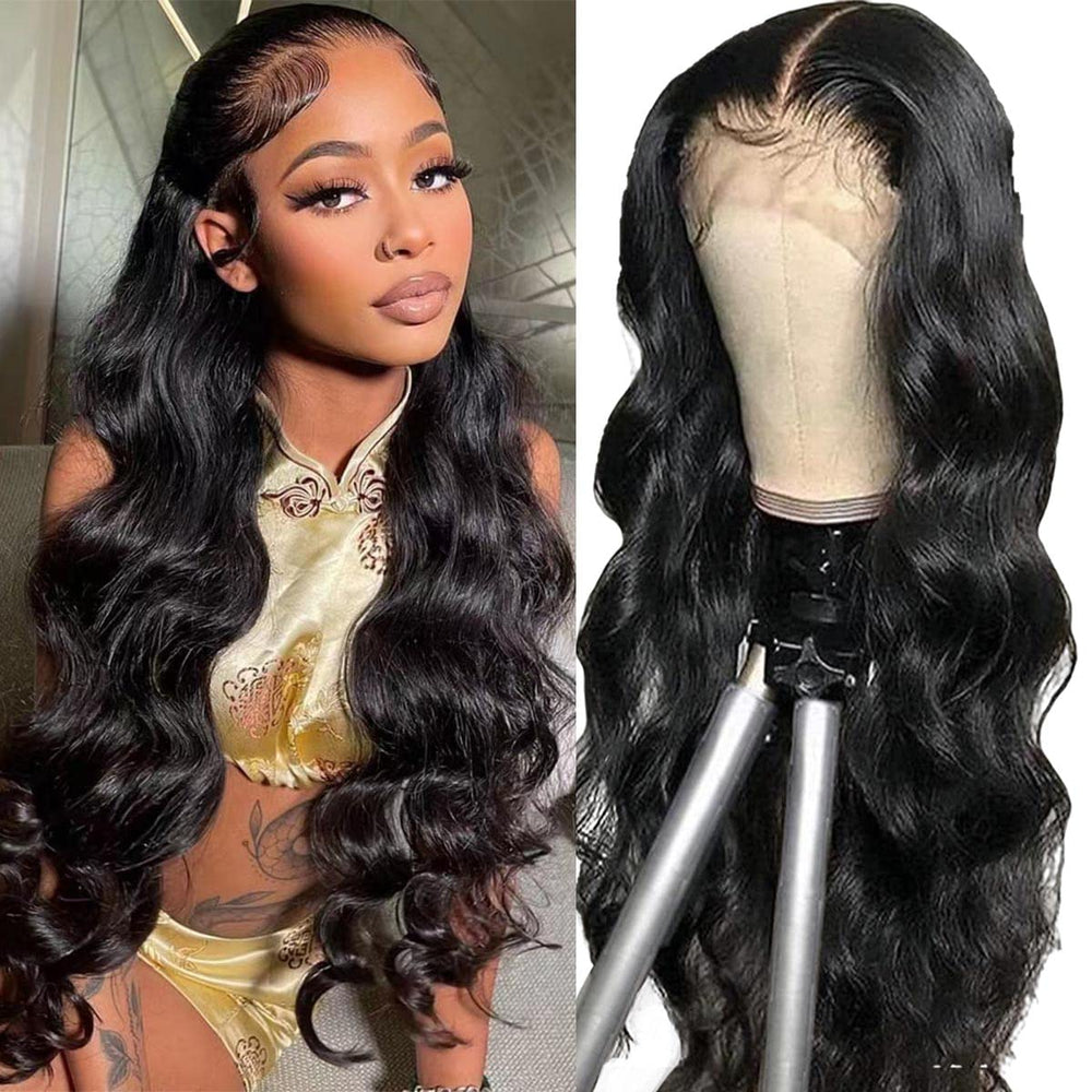 FASCARA 13x4 body wave lace front wig with baby hair for natural blend